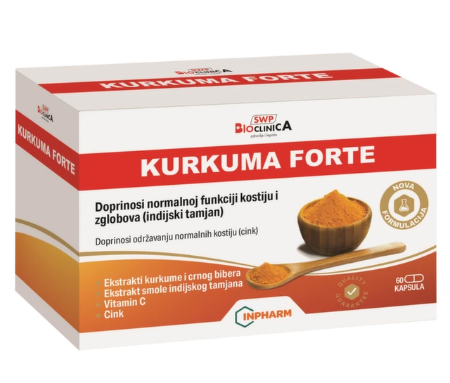 Kurkuma forte, 60 kapsula