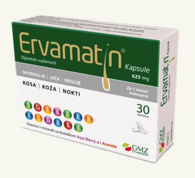 Poklon Ervamatin kapsule, 30 kapsula