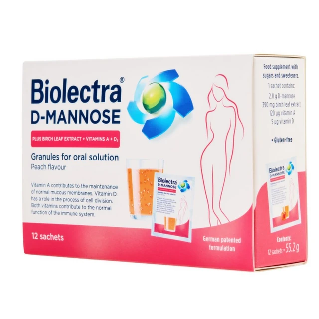 Biolectra D-Mannose granule za oralni rastvor, 12 kesica