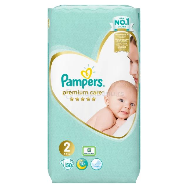 Pampers pelene Premium New baby 2 50 komada