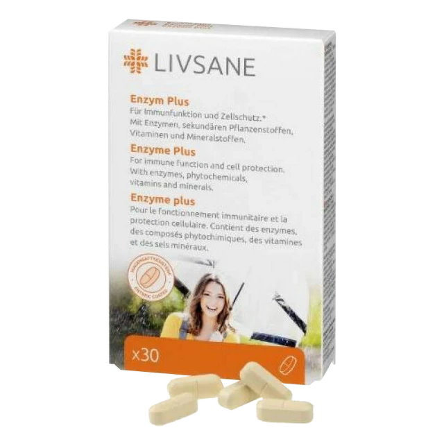 LIVSANE Enzim plus 30 tableta