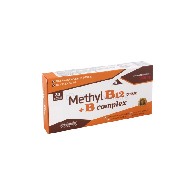 Methyl B12 1000 µg + B complex 30 kapsula