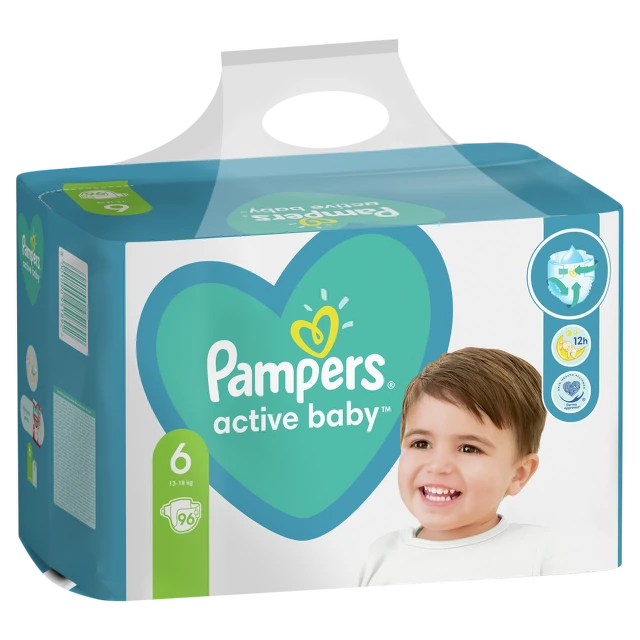 Pampers pelene active MB 6 large, 96 komada