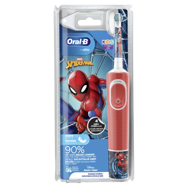 Oral B Power D100 Vitality Kids Spiderman električna četkica za zube
