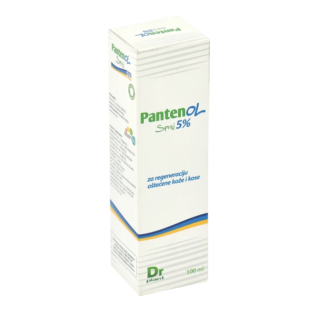 Dr Plant pantenol sprej za regeneraciju oštećene kože i kose 5 % 100 ml