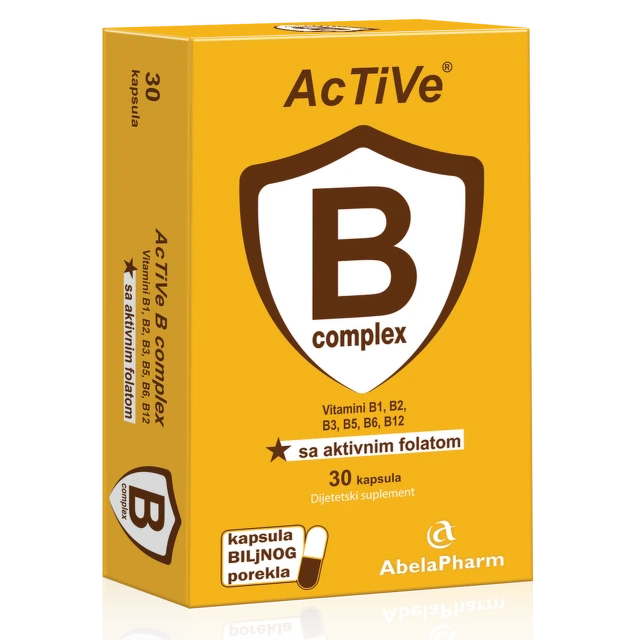 Active B complex 30 kapsula