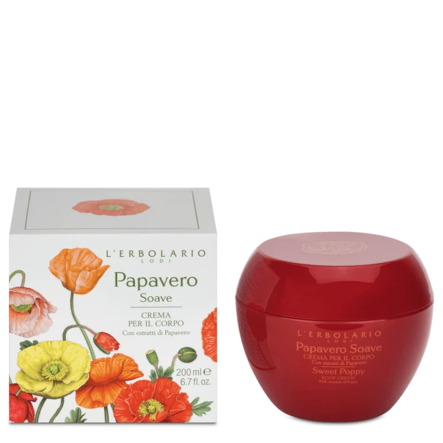 Lerbolario krema za telo Papavero Soave 200 ml