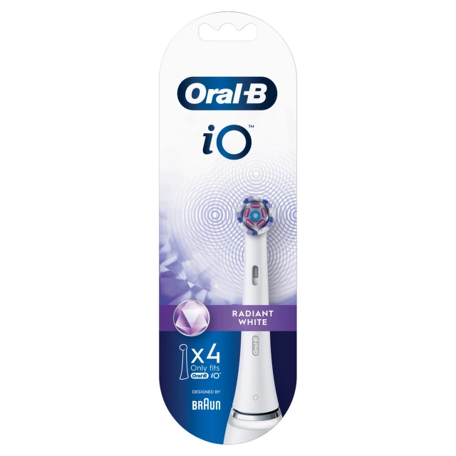 Oral-B iO Refill Radiant White Zamenska glava za električnu četkicu, 4 komada