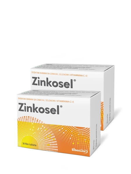Zinkosel 30 tableta, 1+1 GRATIS