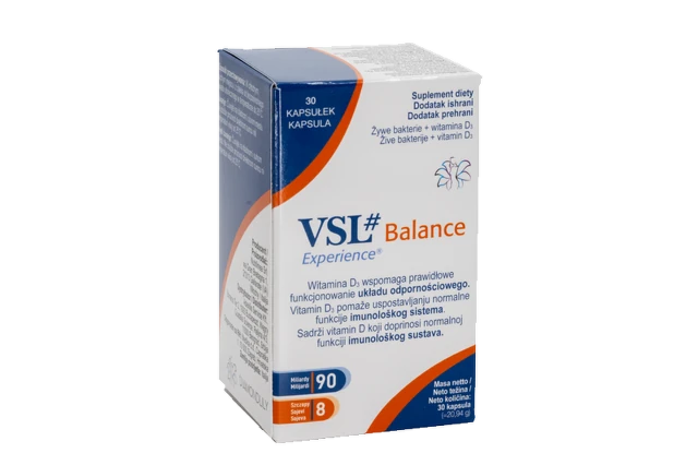 VSL#Balance Probiotik, 30 kapsula