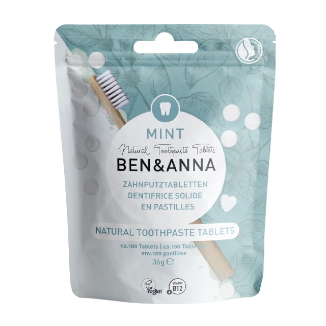 BEN & ANNA Prirodna pasta za zube u tabletama, 100 tableta