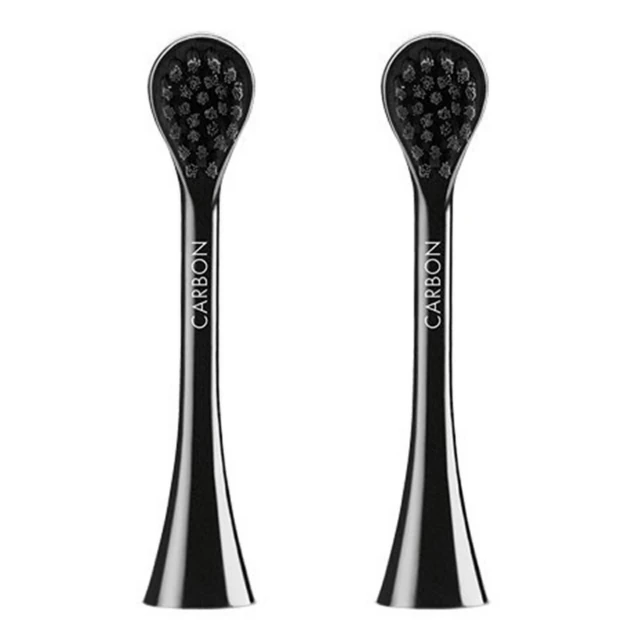 Curaprox Hydrosonic Smart Black is White Carbon nastavak za soničnu četkicu za zube, 2 komada