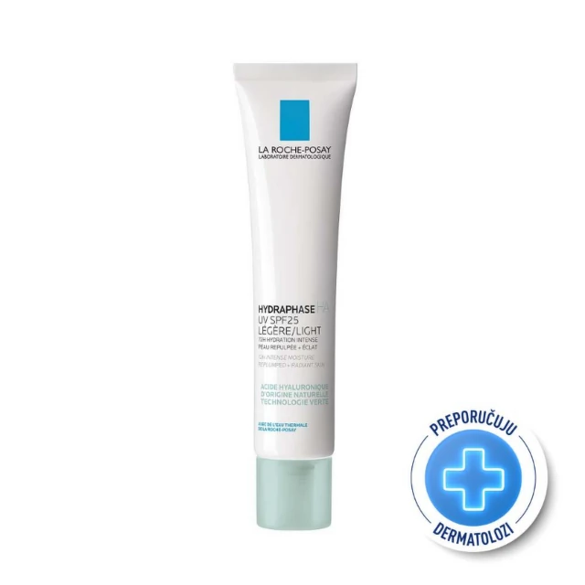 La Roche-Posay Hydraphase HA UV Light SPF 25 za dehidriranu kožu bez sjaja, 40 ml