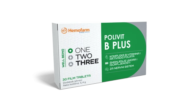 One Two Three Polivit B Plus, 30 kapsula