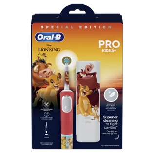 Oral-B Power Kids Vitality Pro Lion King Električna četkica za zube + travel case