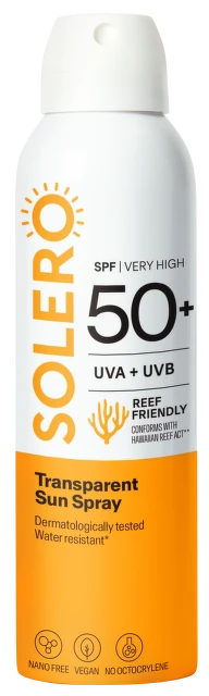 SOLERO Transparentni sprej za zaštitu od sunca SPF 50+, 200 ml