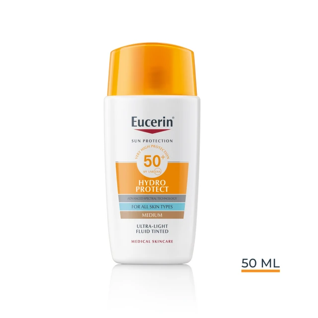 Eucerin Hydro-protect Fluid za zaštitu lica od sunca SPF 50+ Tamna, 50 ml