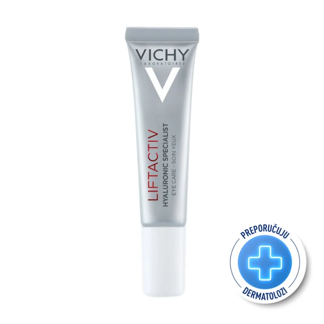 Vichy Liftactiv Hyaluronic Specialist H.A. Nega za učvršćivanje područja oko očiju protiv bora sa hijaluronskom kiselinom, 15 ml