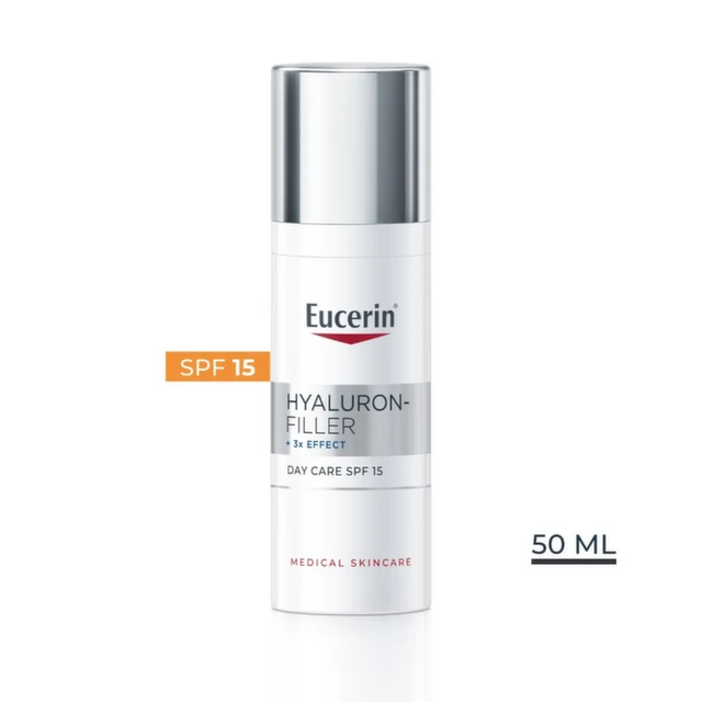 Eucerin Hyaluron-Filler Dnevna krema za normalnu i mešovitu kožu SPF 15, 50 ml