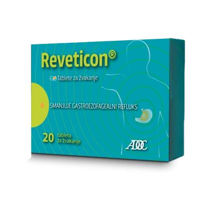 Reveticon, 20 tableta za žvakanje