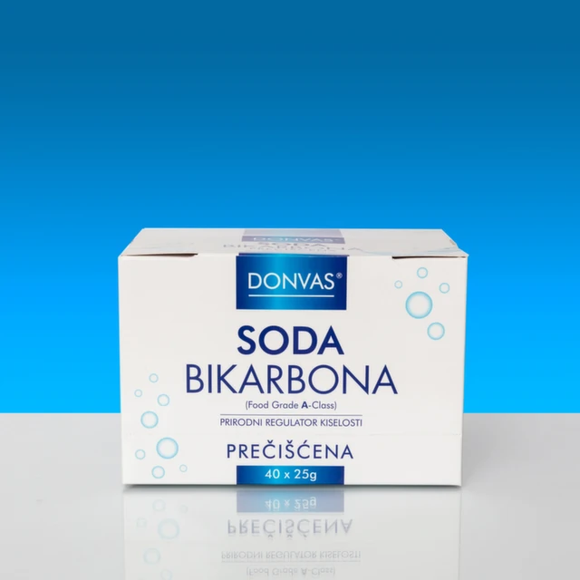 DONVAS® Soda Bikarbona prečišćena, 40 kesica po 25gr