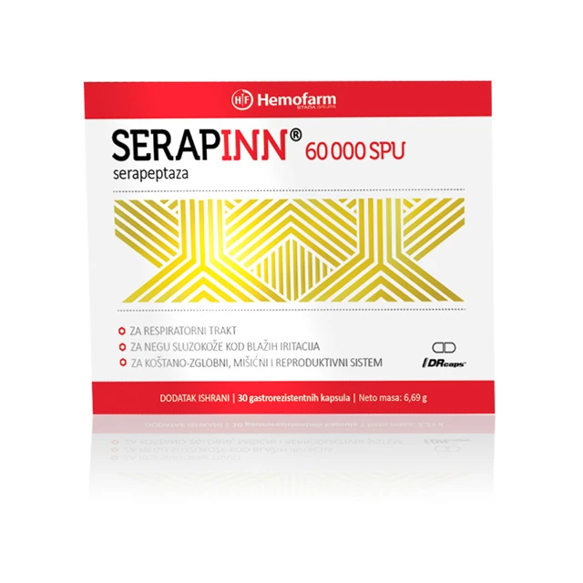 Serapinn 60000 SPU 30 kapsula