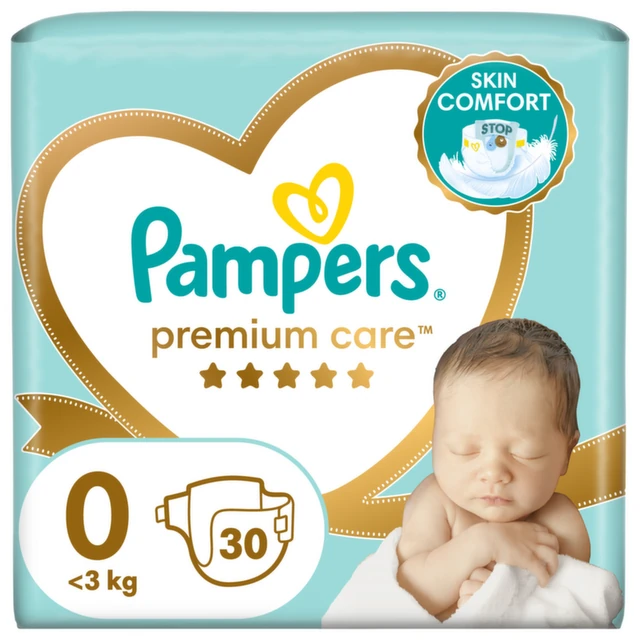 Pampers Premium Care pelene 0, 30 komada