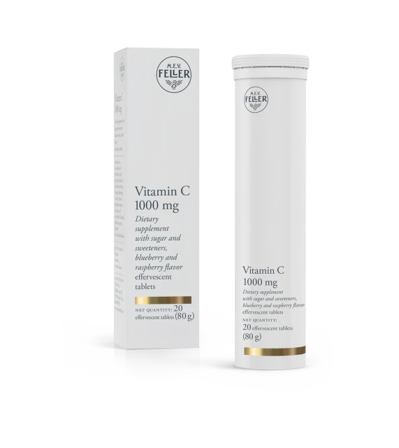 Feller vitamin C 1000 mg, 20 šumećih tableta