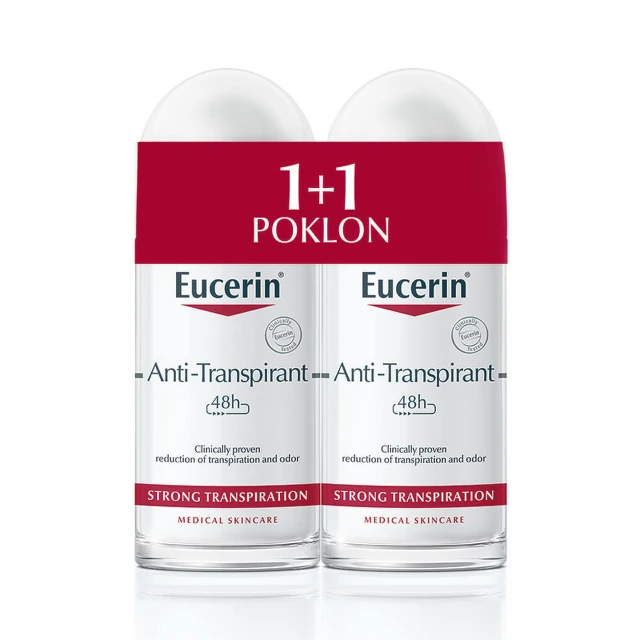 Eucerin antipersiprant strong 50ml 1+1 gratis