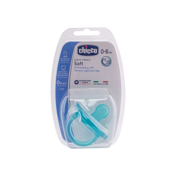 Chicco varalica Giotto Physio Soft Silikonska plava, do 6 meseci
