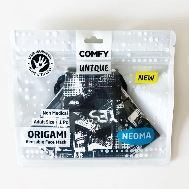 Zaštitna maska za lice Neoma Origami muška, 1 komad