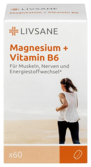 LIVSANE Magnezijum + Vitamin B6, 60 komada
