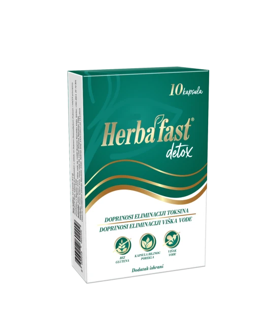 Herbafast Detox, 10 kapsula