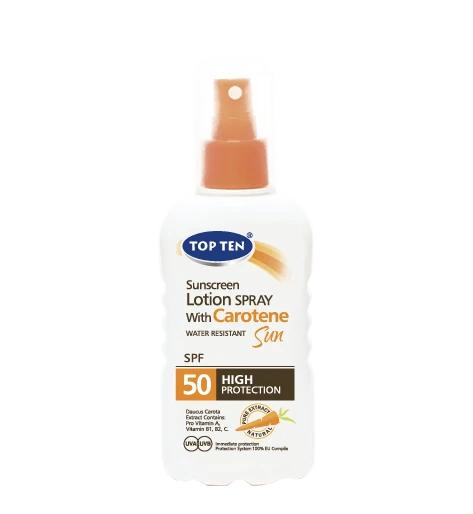 Top Ten Carotene Sun losion SPF 50 180 ml