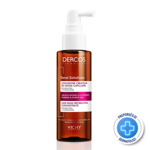 Vichy Dercos Koncentrovana nega za tanku i retku kosu, 100 ml