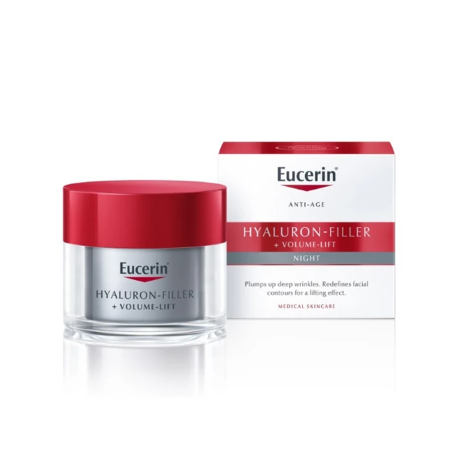 Eucerin Hyaluron-Filler + Volume-Lift Noćna krema, 50 ml