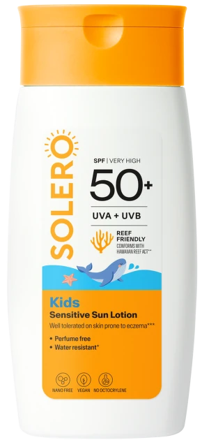 SOLERO Sensitive Losion za zaštitu od sunca za decu SPF 50+, 200 ml