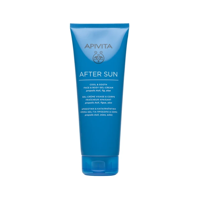 Apivita Bee Sun Safe gel krema za lice i telo posle sunčanja, 200 ml