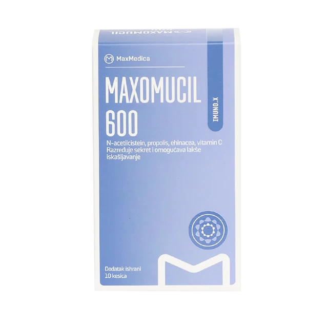 MaxMedica MaxoMucil 600 10 kesica