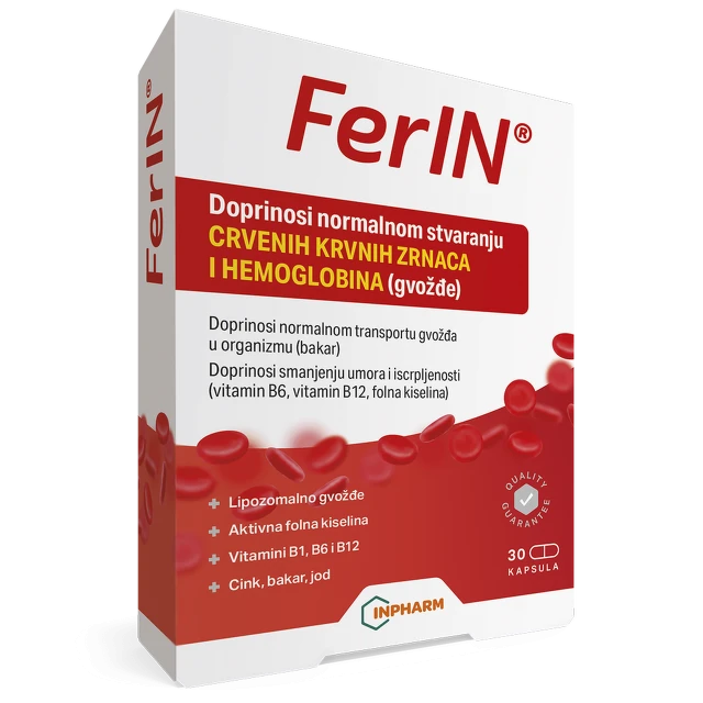 FerIN za anemiju, 30 kapsula