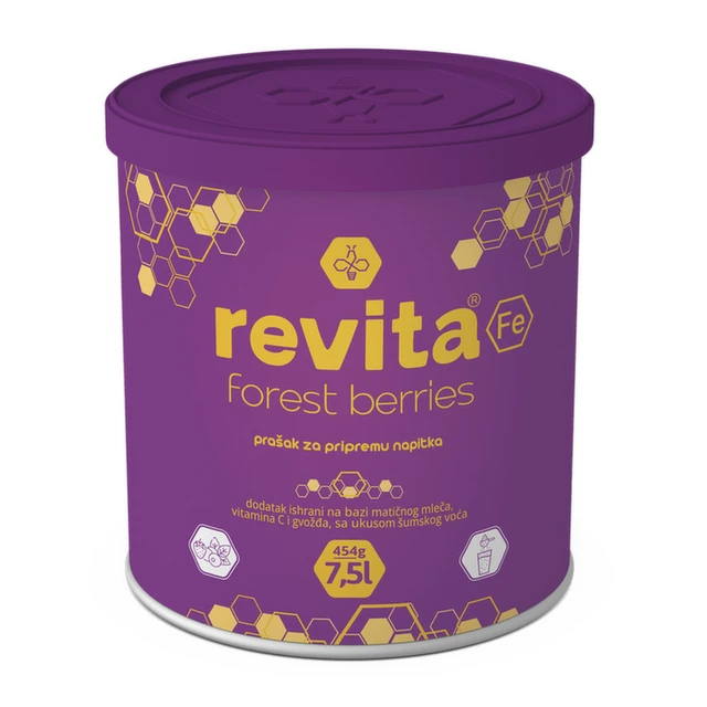 Revita Fe Forest Berries prašak za pripremu napitka, 454 g
