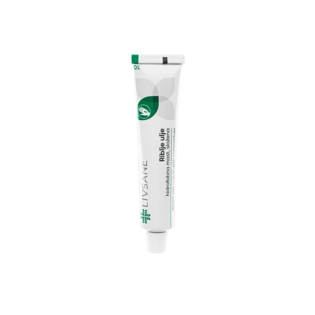 LIVSANE Riblje ulje hidrofobna mast, 30 g