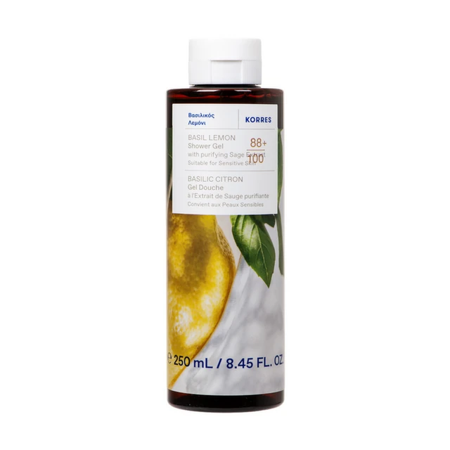 Korres Basil Lemon Gel za tuširanje, 250 ml