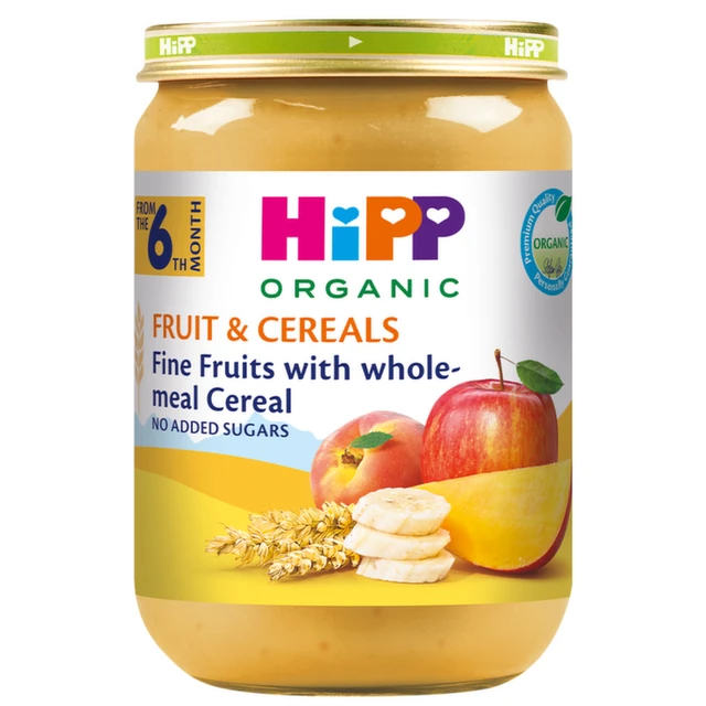 Hipp kašica integralne žitarice sa voćem, 190 g