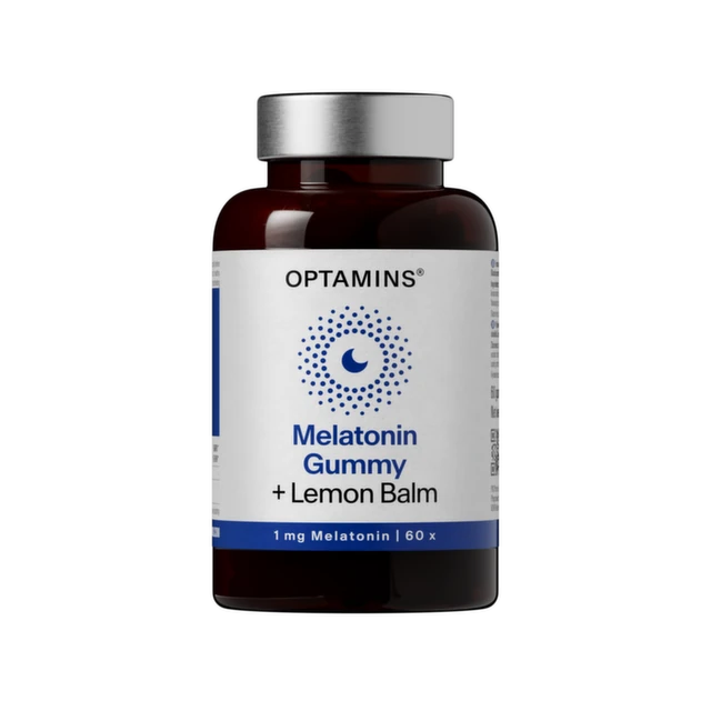 OPTAMINS Melatonin 1mg + matičnjak, 60 gumenih bombona