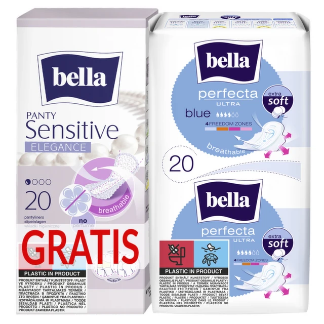 Bella Perfecta Ultra Blue, 20 komada + Sensitive Elegance, 20 komada GRATIS
