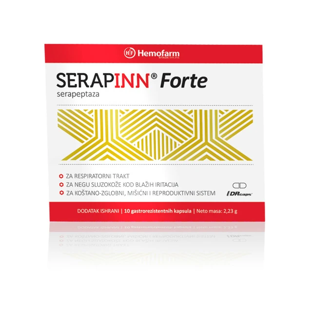 Serapinn forte 10 kapsula