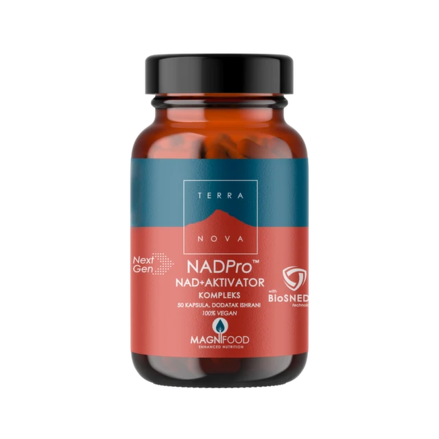 Terranova NextGen NADProTM NAD+ Aktivator kompleks, 50 kapsula