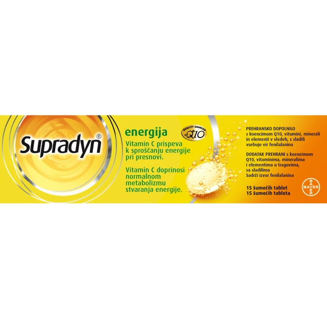 Supradyn Energija, 15 šumećih tableta