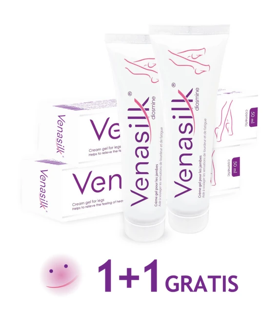 Venasilk krem-gel za noge 50 ml 1+1 gratis